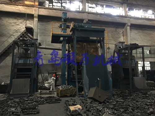 钢履带式抛丸机清理案例