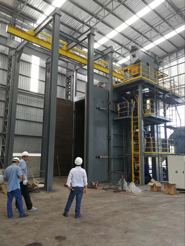 高端定制机型吊重10吨单钩式抛丸机