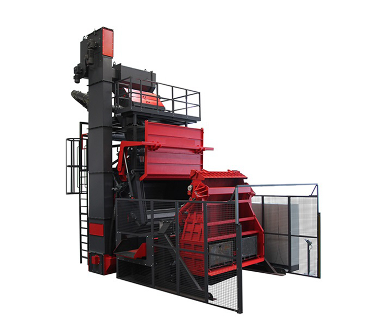 28DN自动那个上下料抛丸机